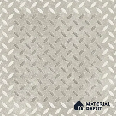 Punch Tile TL 04806 Rustique Elegance Silver Punch 16 x 16 inch Vitrified Matte Finish - 12 mm | Suitable for Parking, Terrace, Balcony, Courtyard | Heavy Duty Digital Anti Skid Parking Floor | Pattern Alignment May Vary | 2-3 mm Spacer is Mandatory (Sample)