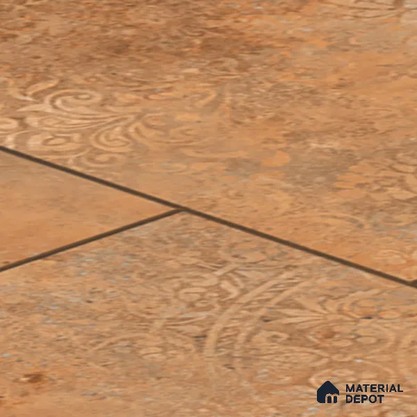 Parking Moroccan Floor Tile TL 04783 B Earthen Slate Sunset Clay 16 x 16 inch Vitrified Anti Skid Matte Finish - 12 mm | Suitable for Parking, Terrace, Balcony, Courtyard | Pattern Alignment May Vary | 2-3 mm Spacer is Mandatory (Sample)