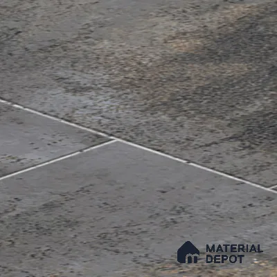 Rustic Floor Tile TL 04783 D Earthen Slate Oxide Brown 16 x 16 inch Vitrified Anti Skid Matte Finish - 12 mm | Suitable for Parking, Terrace, Balcony, Courtyard | Pattern Alignment May Vary | 2-3 mm Spacer is Mandatory (Sample)
