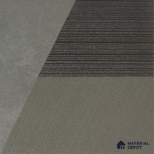Punch Wall & Floor Handmade Tile TL 05881 B Pattern 2 Muted Geometry 197 mm x 197 mm Vitrified - 9 mm | Random Mix Patterns | Suitable For Living Room, Bedroom, Kitchen