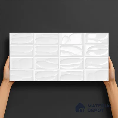 Punch Wall Tile TL 05987 709 G 2 ft x 1 ft Ceramic Glossy Finish - 7.5 mm | Suitable For Kitchen, Bathroom (Sample)
