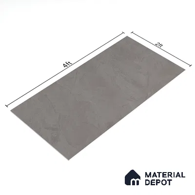 Punch Wall Tile TL 06268 C Colossus Graphite Monolith 4 ft x 2 ft Vitrified Punch Finish - 9 mm (Random Design 4) | Suitable for Living Room, Bedroom, Bathroom & Kitchen