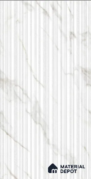 Punch Wall Tile TL 06269 Zenith Carolina Elegance 4 ft x 2 ft Vitrified Punch Finish - 9 mm (Random Design 4) | Suitable for Living Room, Bedroom, Bathroom & Kitchen