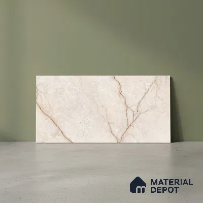 Marble Wall Tile TL 05990 B 6060 D Dark 2 ft x 1 ft Ceramic Matte Finish - 7.5 mm | Suitable For Kitchen, Bathroom (Sample)