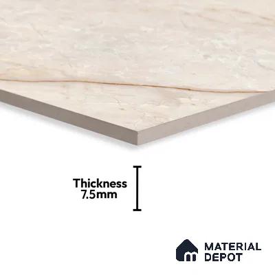 Marble Wall Tile TL 05990 B 6060 D Dark 2 ft x 1 ft Ceramic Matte Finish - 7.5 mm | Suitable For Kitchen, Bathroom (Sample)