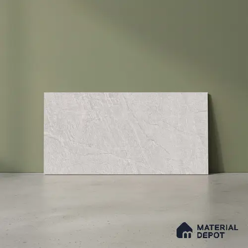 Stone Wall Tile TL 05991 B 6069 D Dark 2 ft x 1 ft Ceramic Matte Finish - 7.5 mm | Suitable For Kitchen, Bathroom
