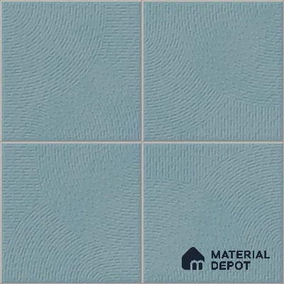 Punch Wall & Floor Tile TL 05633 D Tones Circlet Dusk 1 ft x 1 ft Ceramic Glossy Finish - 9 mm | Suitable for Living Room, Bedroom, Kitchen, Bathroom (Sample)