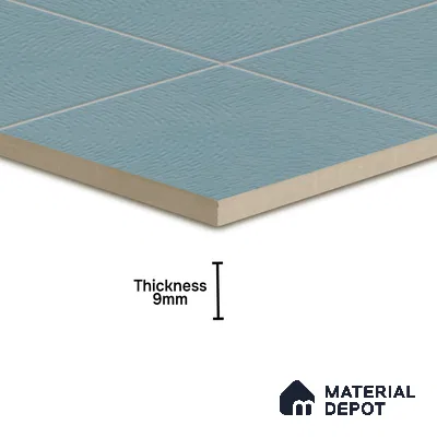 Punch Wall & Floor Tile TL 05633 D Tones Circlet Dusk 1 ft x 1 ft Ceramic Glossy Finish - 9 mm | Suitable for Living Room, Bedroom, Kitchen, Bathroom (Sample)