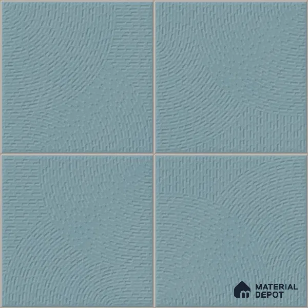 Punch Wall & Floor Tile TL 05633 D Tones Circlet Dusk 1 ft x 1 ft Ceramic Glossy Finish - 9 mm | Suitable for Living Room, Bedroom, Kitchen, Bathroom