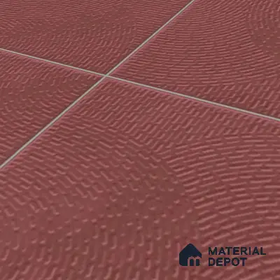 Punch Wall & Floor Tile TL 05633 E Tones Circlet Grape 1 ft x 1 ft Ceramic Glossy Finish - 9 mm | Suitable for Living Room, Bedroom, Kitchen, Bathroom