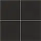 Punch Wall Tile TL 05633 F Tones Circlet Black 1 ft x 1 ft Ceramic Glossy Finish - 9 mm | Suitable for Living Room, Bedroom, Kitchen, Bathroom | Image 1
