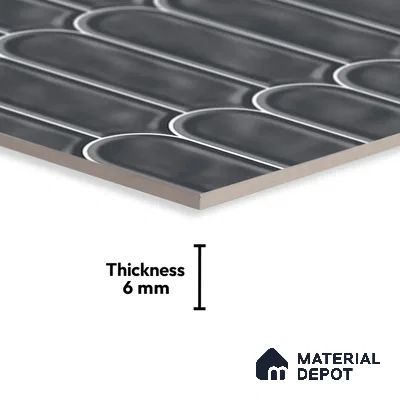 Budget Friendly Faux Subway Wall Tile Value For Money TL 00628 E  18 x 12 inch - Ceramic Glossy Finish -6 mm | Suitable for Kitchen & Bathroom