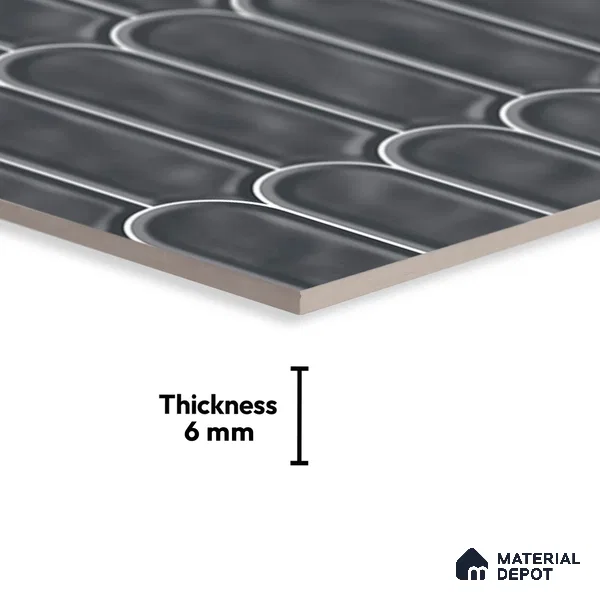 Budget Friendly Faux Subway Wall Tile Value For Money TL 00628 E  18 x 12 inch - Ceramic Glossy Finish -6 mm | Suitable for Kitchen & Bathroom