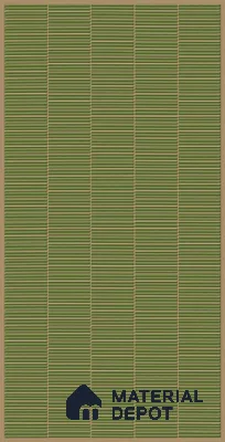 Faux Subway Wall Tile TL 06499 B Kitkat Green 4 ft x 2 ft Vitrified Glossy Finish - 9 mm | Suitable for Kitchen, Bathroom & Dining Area