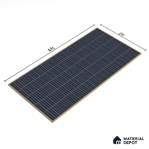 Faux Subway Wall Tile TL 06499 C Kitkat Cobalt Blue 4 ft x 2 ft Vitrified Glossy Finish - 9 mm | Suitable for Kitchen, Bathroom & Dining Area (Sample)