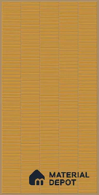 Faux Subway Wall Tile TL 06499 E Kitkat Yellow 4 ft x 2 ft Vitrified Glossy Finish - 9 mm | Suitable for Kitchen, Bathroom & Dining Area