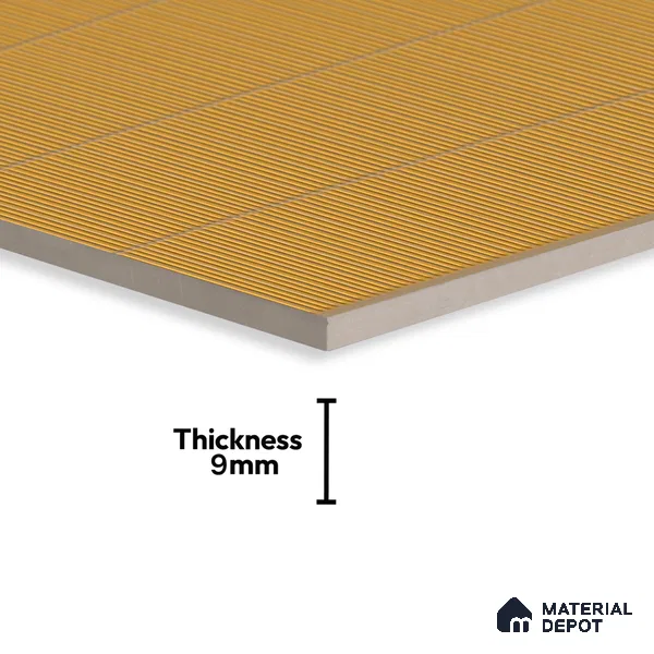 Faux Subway Wall Tile TL 06499 E Kitkat Yellow 4 ft x 2 ft Vitrified Glossy Finish - 9 mm | Suitable for Kitchen, Bathroom & Dining Area