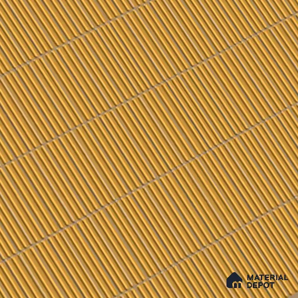 Faux Subway Wall Tile TL 06499 E Kitkat Yellow 4 ft x 2 ft Vitrified Glossy Finish - 9 mm | Suitable for Kitchen, Bathroom & Dining Area