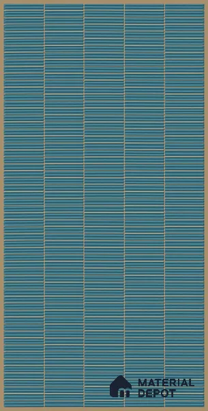Faux Subway Wall Tile TL 06499 G Kitkat Sky 4 ft x 2 ft Vitrified Glossy Finish - 9 mm | Suitable for Kitchen, Bathroom & Dining Area