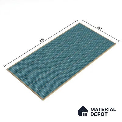Faux Subway Wall Tile TL 06499 G Kitkat Sky 4 ft x 2 ft Vitrified Glossy Finish - 9 mm | Suitable for Kitchen, Bathroom & Dining Area