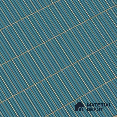 Faux Subway Wall Tile TL 06499 G Kitkat Sky 4 ft x 2 ft Vitrified Glossy Finish - 9 mm | Suitable for Kitchen, Bathroom & Dining Area