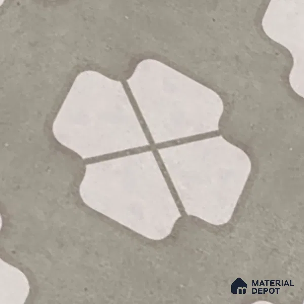 Parking Floor Tile TL 03387 B Puzzle Beige 16 x 16 inch Matte Finish Anti Slip Vitrified Tile - 12 mm | Pattern Alignment May Vary | 2-3 mm Spacer is Mandatory