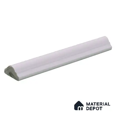 Paintable DIY Finished PVC / Charcoal Designer Wainscot French Wall Moulding Design 2 Crystalon PM 00283 H | 8 ft x 22 mm x 11 mm | Nail & Adhesive Installation