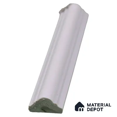 Paintable DIY Finished PVC / Charcoal Designer Wainscot French Wall Moulding Design 2 Crystalon PM 00283 H | 8 ft x 22 mm x 11 mm | Nail & Adhesive Installation