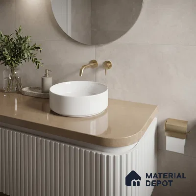 Belina Quartz QR 00013 B Copper Umber Viola Series 10.01 ft x 2.38 ft Quartz - 20 mm | 7 Years Warranty | Suitable for Kitchen, Restaurant, Counter Tops, Dining, Reception, office