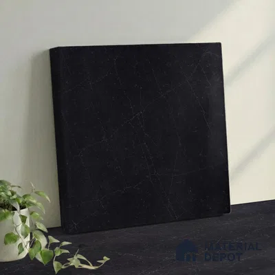 Belina Quartz QR 00016 Noir Astral Regalia Series 11.42 ft x 6.58 ft Quartz - 20 mm | 10 Years Warranty | Suitable for Kitchen, Restaurant, Counter Tops, Dining, Reception, office