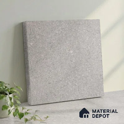 Belina Quartz QR 00056 Frosted Pearl Regalia Series 11.42 ft x 6.58 ft Quartz - 20 mm | 10 Years Warranty | Suitable for Kitchen, Restaurant, Counter Tops, Dining, Reception, office