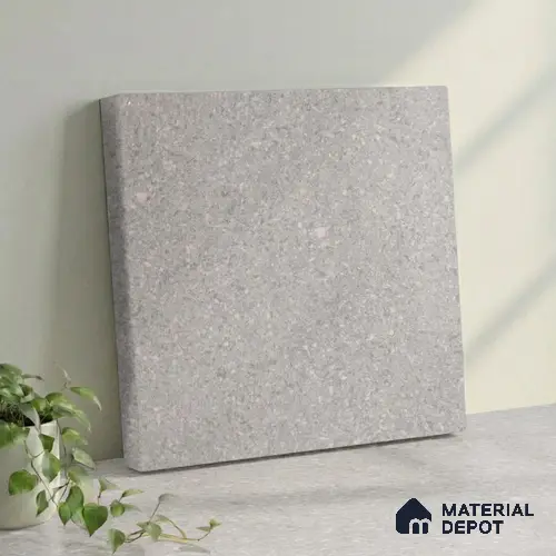 Belina Quartz QR 00056 Frosted Pearl Regalia Series 11.42 ft x 6.58 ft Quartz - 20 mm | 10 Years Warranty | Suitable for Kitchen, Restaurant, Counter Tops, Dining, Reception, office