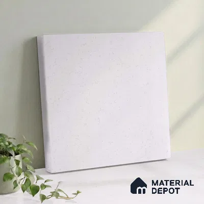 Belina Quartz QR 00057 Frosted Petal Regalia Series 11.42 ft x 6.58 ft Quartz - 20 mm | 10 Years Warranty | Suitable for Kitchen, Restaurant, Counter Tops, Dining, Reception, office