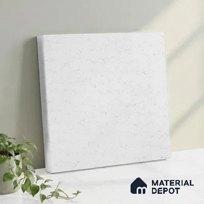 Belina Quartz QR 00067 Frosted Lattice Regalia Series 11.42 ft x 6.58 ft Quartz - 20 mm | 10 Years Warranty | Suitable for Kitchen, Restaurant, Counter Tops, Dining, Reception, office