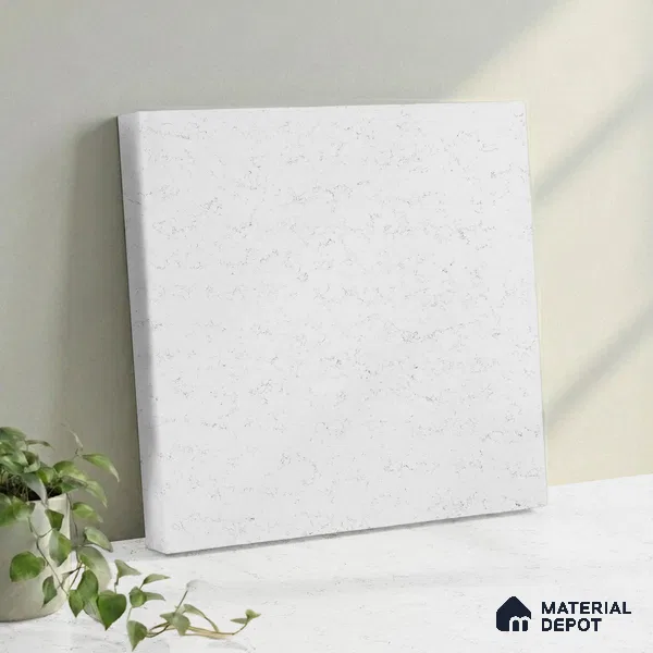Belina Quartz QR 00067 Frosted Lattice Regalia Series 11.42 ft x 6.58 ft Quartz - 20 mm | 10 Years Warranty | Suitable for Kitchen, Restaurant, Counter Tops, Dining, Reception, office