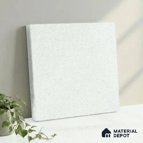 Belina Quartz QR 00068 Frosted Aurora Regalia Series 10.76 ft x 5.41 ft Quartz - 20 mm | 10 Years Warranty | Suitable for Kitchen, Restaurant, Counter Tops, Dining, Reception, office