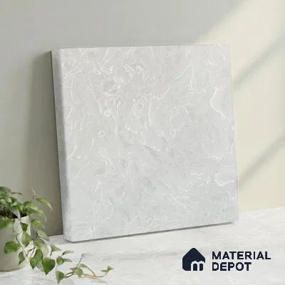 Belina Quartz QR 00070 C Opaline Mist Viola Series 10.75 ft x 2.71 ft Quartz - 20 mm | 7 Years Warranty | Suitable for Kitchen, Restaurant, Counter Tops, Dining, Reception, office