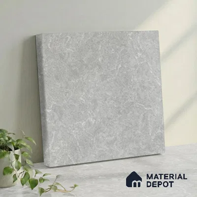 Belina Quartz QR 00072 Silver Mirage Viola Series 10.01 ft x 4.76 ft Quartz - 20 mm | 7 Years Warranty | Suitable for Kitchen, Restaurant, Counter Tops, Dining, Reception, office
