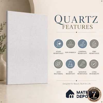 QR 00073 B Frosted Quartzite Viola Series 3276x725 mm Polished Finish Quartz - 20 mm (7 Years Warranty)