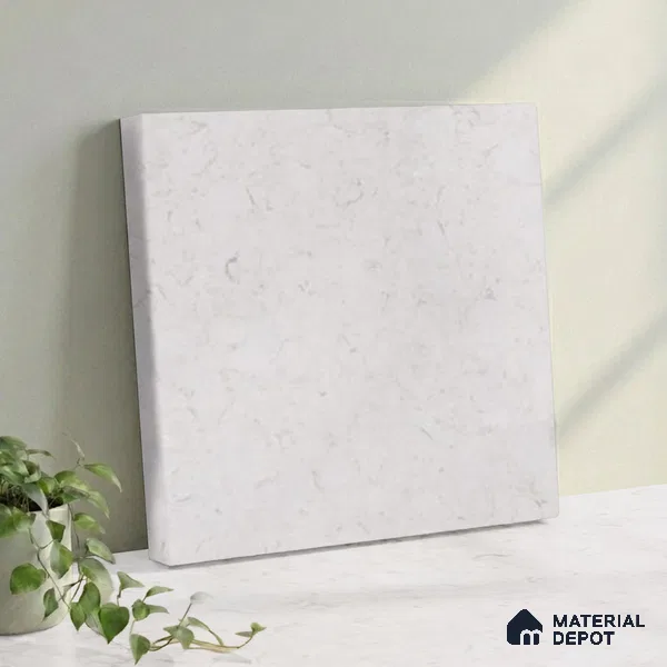 Belina Quartz QR 00073 Frosted Quartzite Viola Series 10.01 ft x 4.76 ft Quartz - 20 mm | 7 Years Warranty | Suitable for Kitchen, Restaurant, Counter Tops, Dining, Reception, office