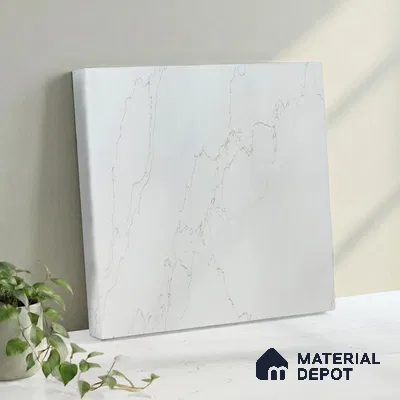 Belina Quartz QR 00078 Diana Aurelia Viola Series 10.75 ft x 5.42 ft Quartz - 20 mm | 7 Years Warranty | Suitable for Kitchen, Restaurant, Counter Tops, Dining, Reception, office