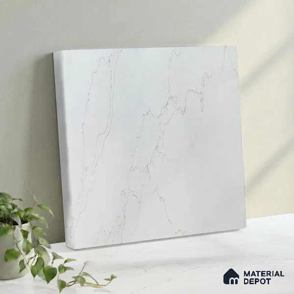 Belina Quartz QR 00078 Diana Aurelia Viola Series 10.75 ft x 5.42 ft Quartz - 20 mm | 7 Years Warranty | Suitable for Kitchen, Restaurant, Counter Tops, Dining, Reception, office