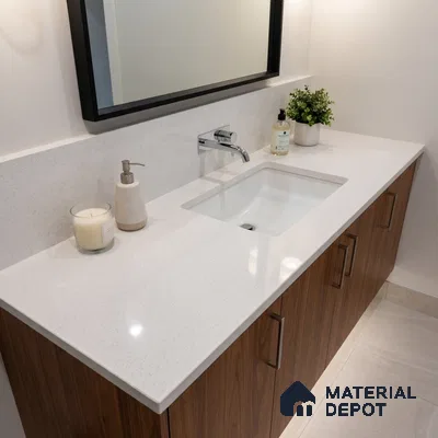 Belina Quartz QR 00087 Frosted Crystal Viola Series 10.75 ft x 5.42 ft Quartz - 20 mm | 7 Years Warranty | Suitable for Kitchen, Restaurant, Counter Tops, Dining, Reception, office