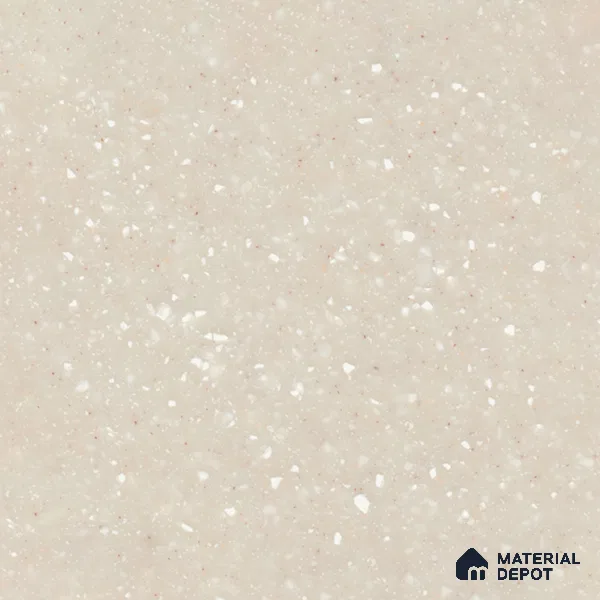 G038 Sea Oat 12.07 ft x 2.49 ft Bendable Acrylic Solid Surface Corian - 12 mm