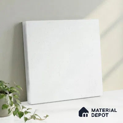 Belina Quartz QR 00095 Carrara Mist Regalia Series 11.42 ft x 6.58 ft Quartz - 20 mm | 10 Years Warranty | Suitable for Kitchen, Restaurant, Counter Tops, Dining, Reception, office