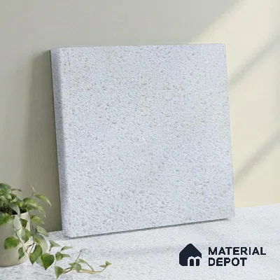 Belina Quartz QR 00165 Mist Aura Value Series 10.66 ft x 5.41 ft Quartz - 20 mm | 5 Years Warranty | Suitable for Kitchen, Restaurant, Counter Tops, Dining, Reception, office