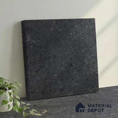 Belina Quartz QR 00173 Shadow Pietra Value Series 10.5 ft x 5.25 ft Quartz - 20 mm | 5 Years Warranty | Suitable for Kitchen, Restaurant, Counter Tops, Dining, Reception, office