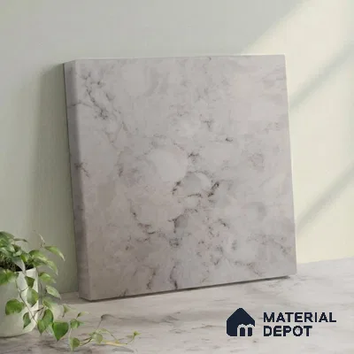 Belina Quartz QR 00174 Sahara Vein Value Series 10.5 ft x 5.25 ft Quartz - 20 mm | 5 Years Warranty | Suitable for Kitchen, Restaurant, Counter Tops, Dining, Reception, office