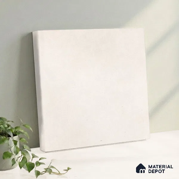 Belina Quartz QR 00192 Ivory Cloud Value Series 10.5 ft x 5.25 ft Quartz - 20 mm | 5 Years Warranty | Suitable for Kitchen, Restaurant, Counter Tops, Dining, Reception, office