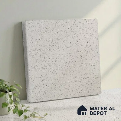 Belina Quartz QR 00201 Frosted Pebble Helsinki Series 11.5 ft x 6.5 ft Quartz - 20 mm | 10 Years of Replacement Warranty | Suitable for Kitchen, Restaurant, Counter Tops, Dining, Reception, office